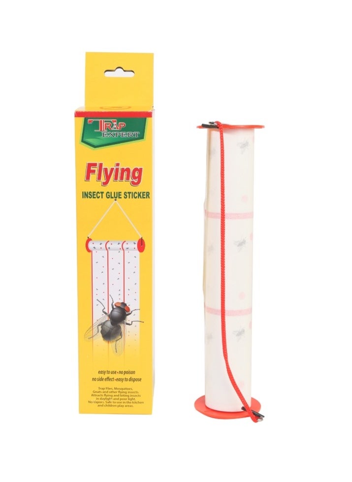 Fruit Fly Traps Indoor, Sticky Fly Catcher Exceeding Length 4 Meters