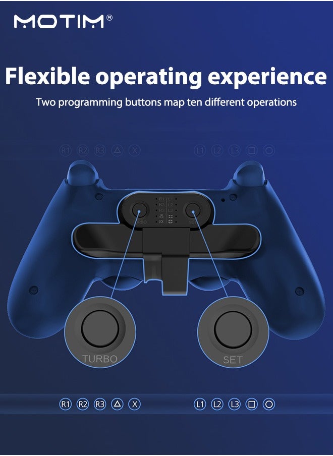 Strike Pack for PS4 Controller, Paddles for PS4 Controller, Back Button Attachment for PS4, Paddles for PS4 for Elite Professional FPS & TPS Gaming