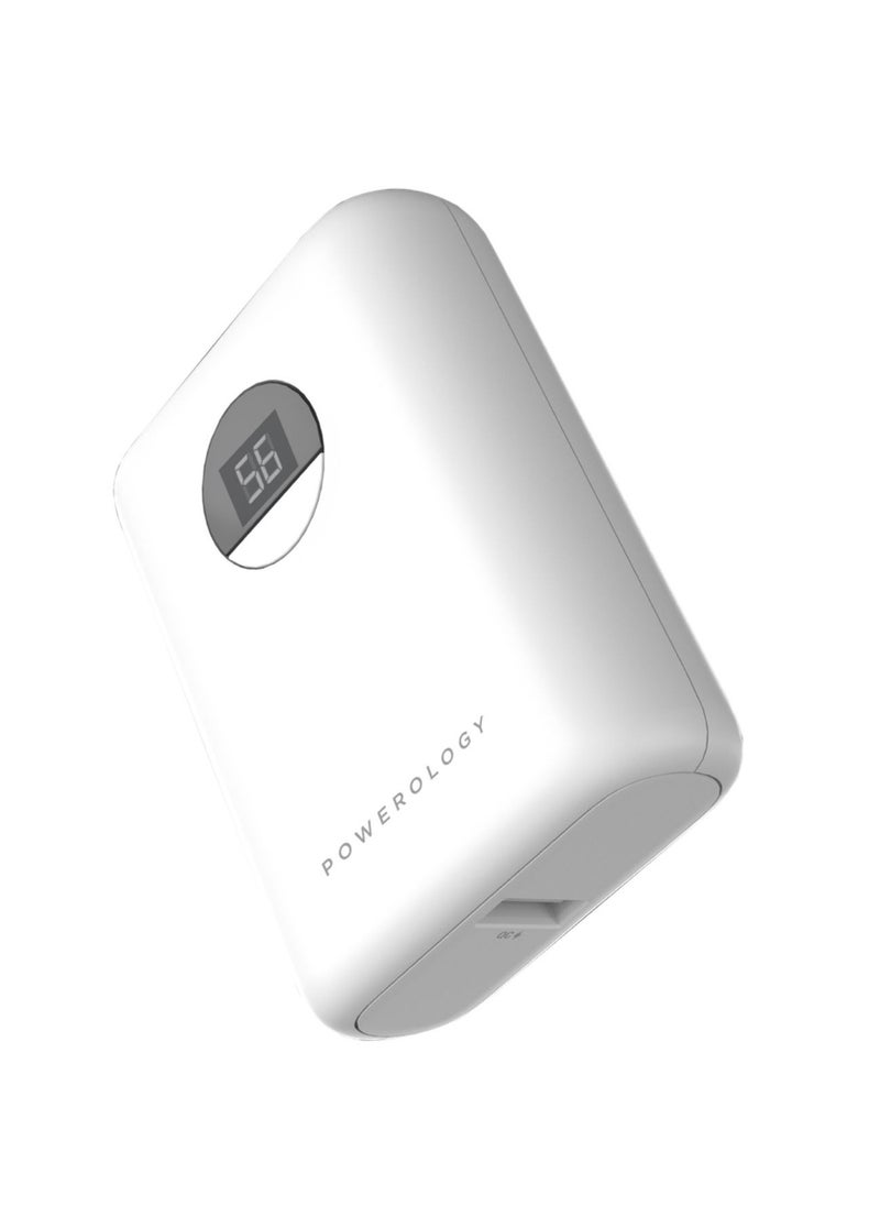 UltraCompact Power Bank 10000mAh PD 20W - White