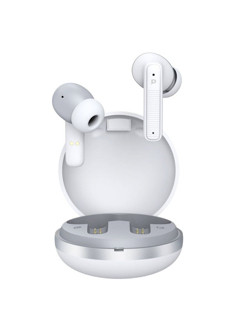 TWS Earphone with Quard Mic ENC - White