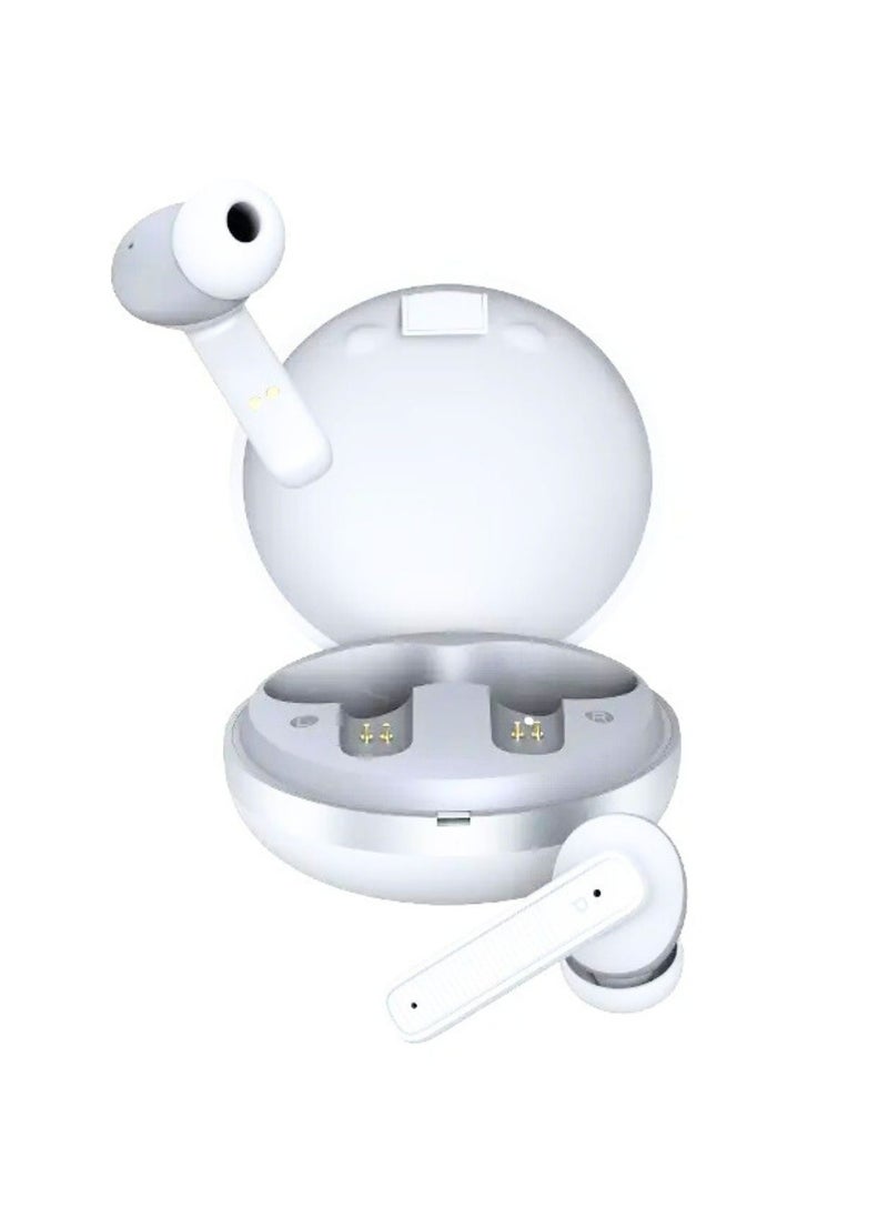 TWS Earphone with Quard Mic ENC - White