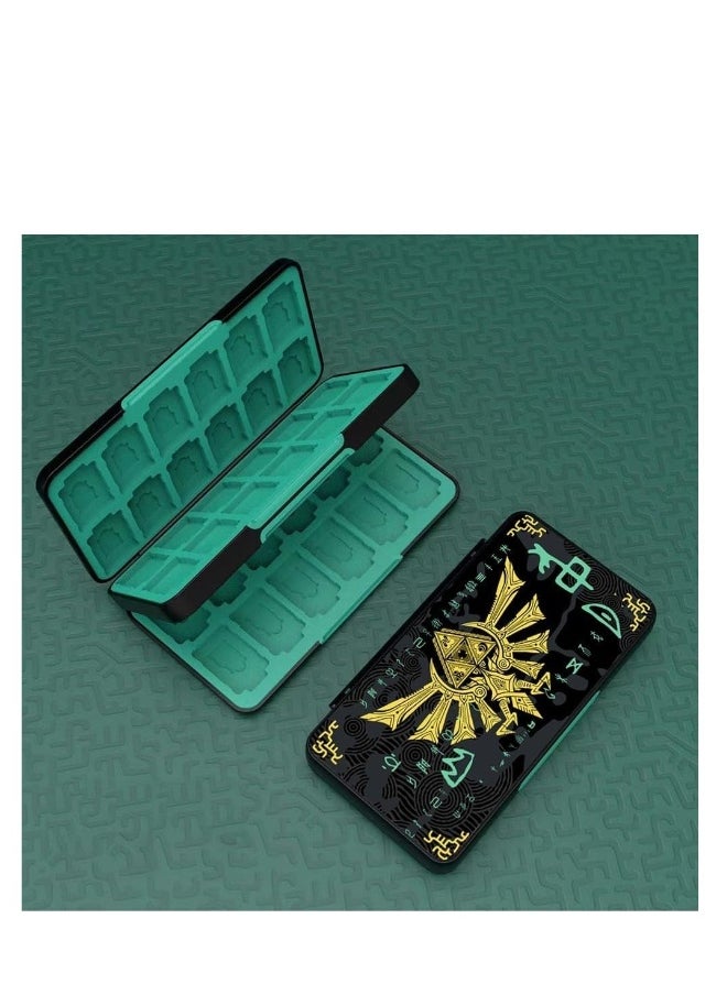 48 Switch Game Card Case for Nintendo Switch OLED, Switch Lite,   48 Game Holder Cartridge Case for Game Cards and SD Cards, Kawaii Portable Compact Storage Case Box