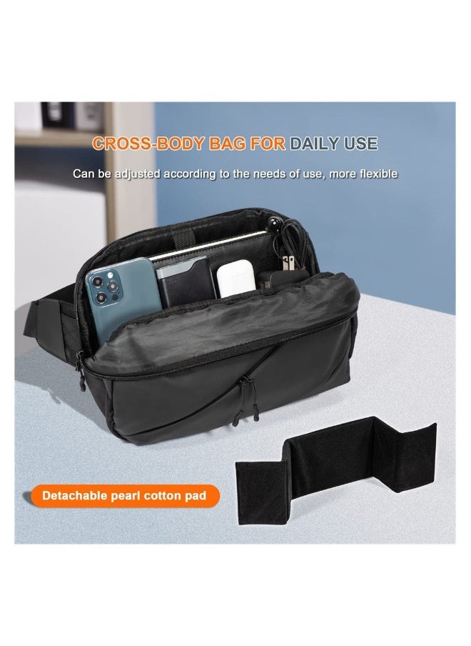 Carrying Case for Steam Deck/ASUS ROG Ally Handheld and Accessories, Storage Bag with Multi-Pockets Fit Console, AC Adapter, Dock Station, Lightweight Bag for Travel