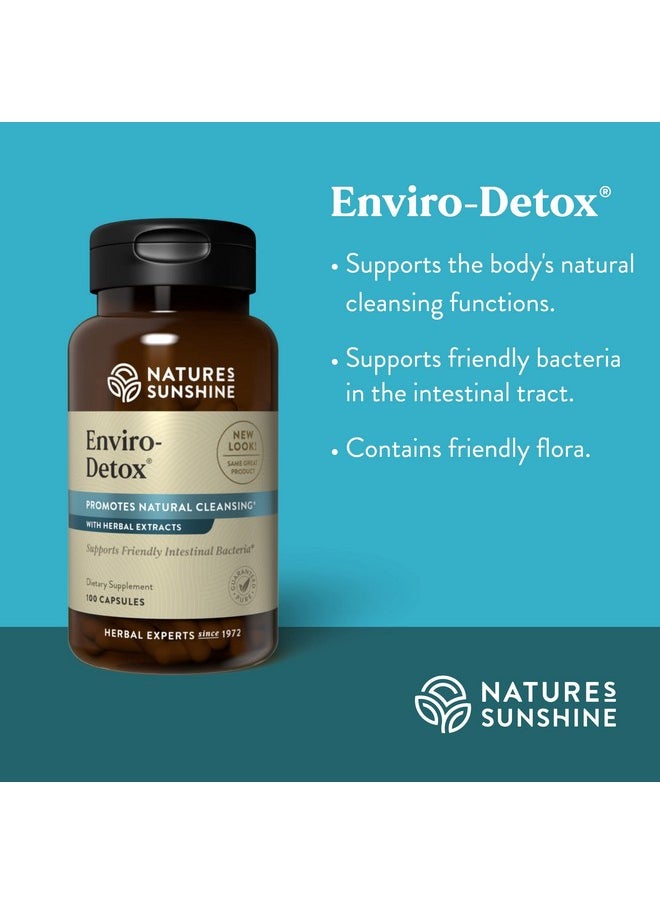 Nature's Sunshine Enviro-Detox, 100 Capsules | Removes Pollutants and Toxins that can Build Up, Slow Normal Cleansing, and Supports Digestion