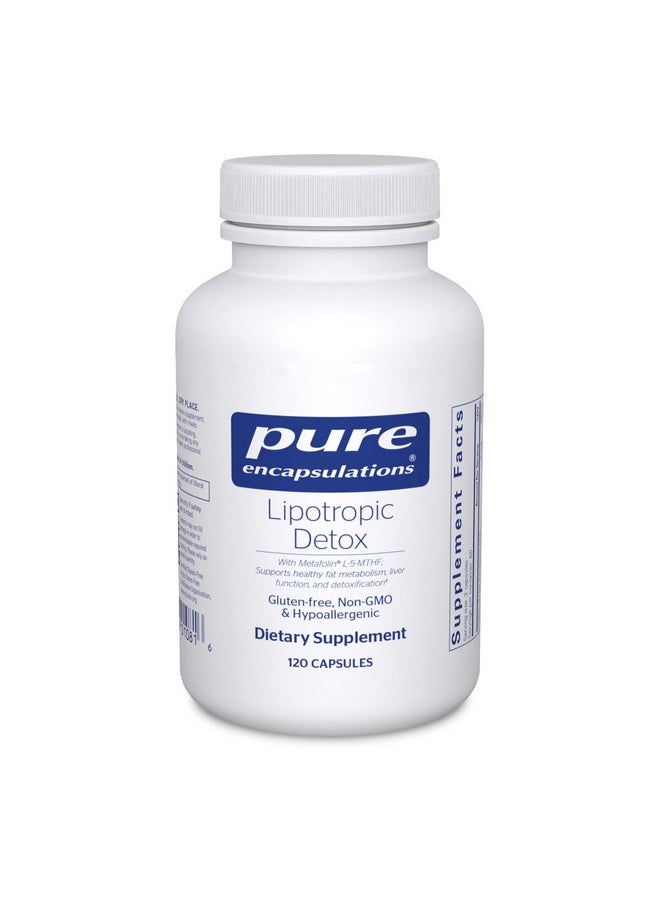 Pure Encapsulations Lipotropic Detox | Hypoallergenic Supplement Supports Liver Function and Detoxification | 120 Capsules