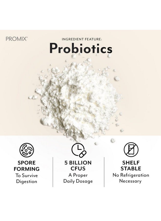 Promix Debloat Prebiotics and Probiotics for Digestive Health, Bloating Relief, Gut Health, Candida Cleanse - White Peach - 30 Count