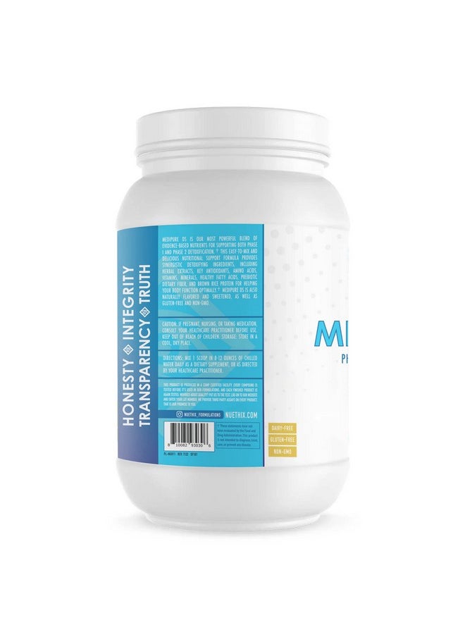 NuEthix Formulations Medipure DS with Rice Protein Phase 1 & 2 Detoxification System, Supplement to Help Support The Body’s Natural Detoxification Process, Chocolate (Non-Caffeinated), 21 Servings