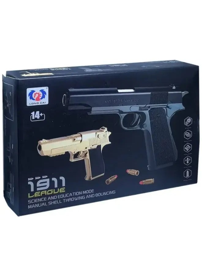 Toy Gun with Shell Ejection Pistol Soft Bullet Toy Guns for Boys & Girls Safe & Fun Gift for Kids