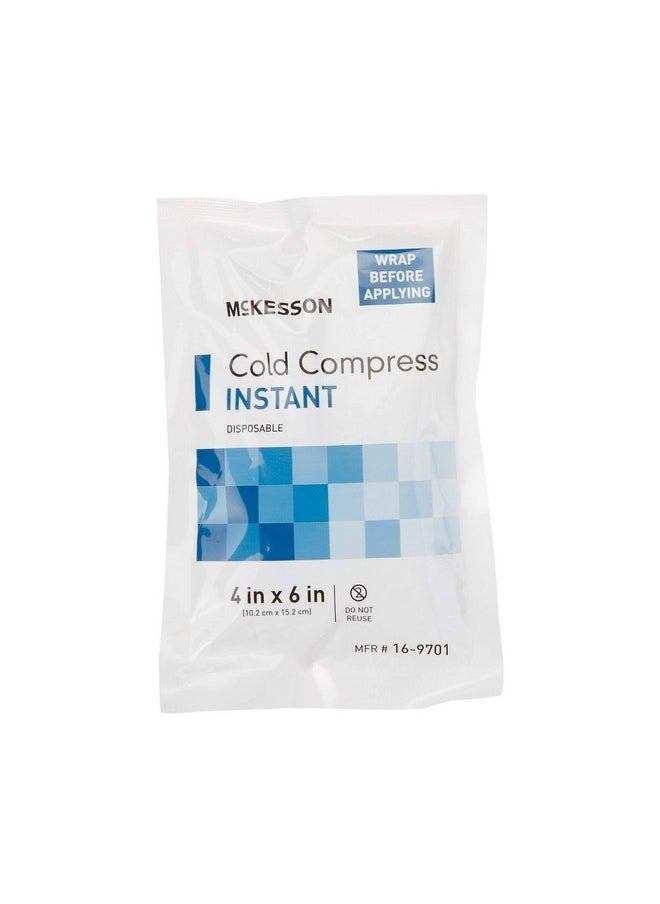 Cold Compress, Instant Cold Pack, Disposable, 4 In X 6 In, 1 Count, 24 Packs, 24 Total