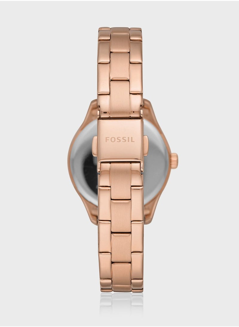 Steel Strap Analog Watch