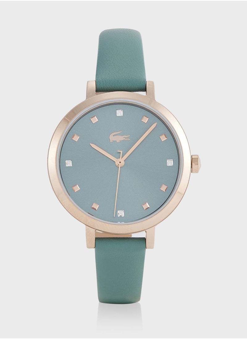 Silicone Strap Analog Watch