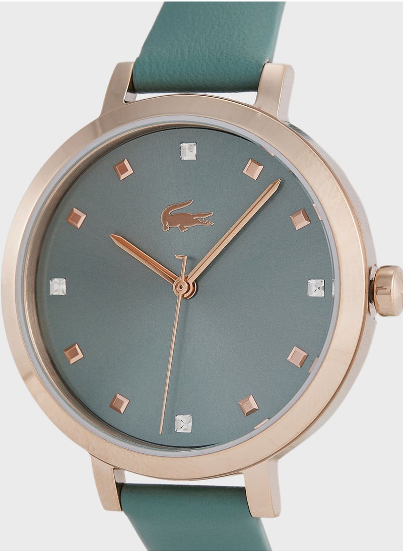 Silicone Strap Analog Watch