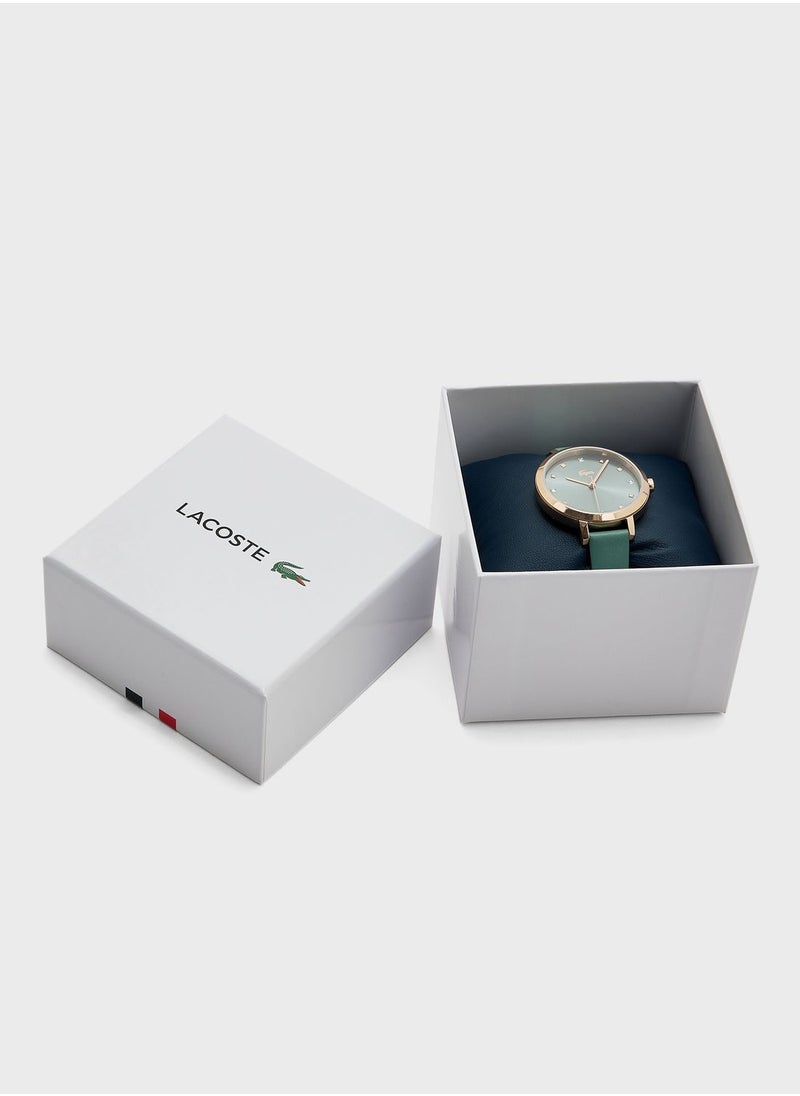 Silicone Strap Analog Watch