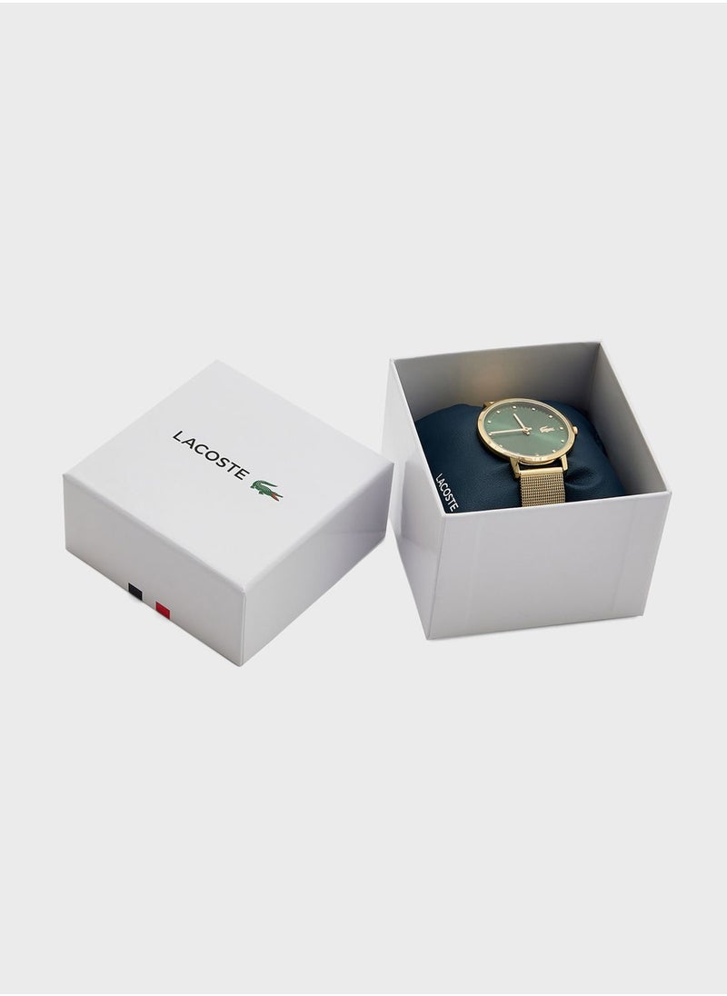 Steel Strap Analog Watch