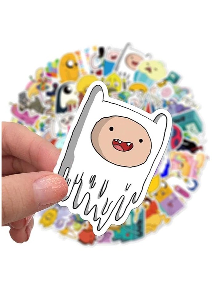 Cartoon Doodle Stickers, Cute Stickers, 100Pcs Stickers Cartoon Network Stickers Waterproof Stickers for Kids Teens Adults Water Bottle Skateboard