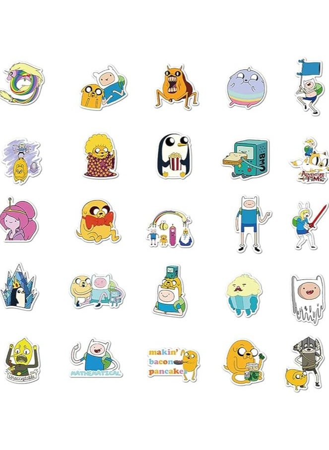 Cartoon Doodle Stickers, Cute Stickers, 100Pcs Stickers Cartoon Network Stickers Waterproof Stickers for Kids Teens Adults Water Bottle Skateboard