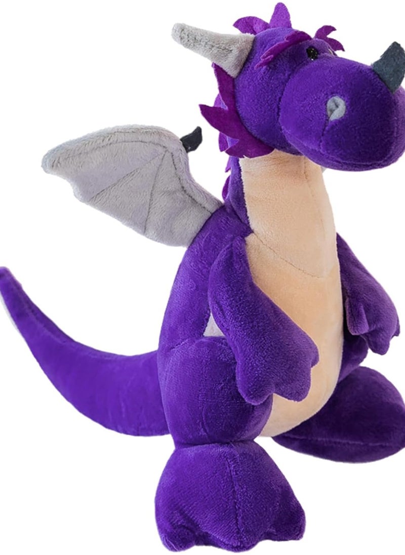 Cute Dinosaurs Stuffed Animal Plush Toy - Adorable Soft Dragon Toy Plushies and Gifts - Perfect Present for Kids, Babies, Toddlers (Purple,11.8 inch/30cm)