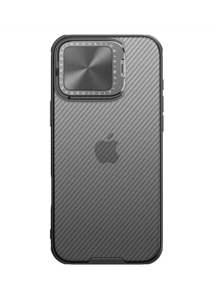 Nillkin CamShield Prop Camera Protective Cover Case for Apple iPhone 16 Pro Max (2024) - Fashionable Twill Design, Dual Material Construction, Anti-Drop Airbags, and Anti-Slip Grip