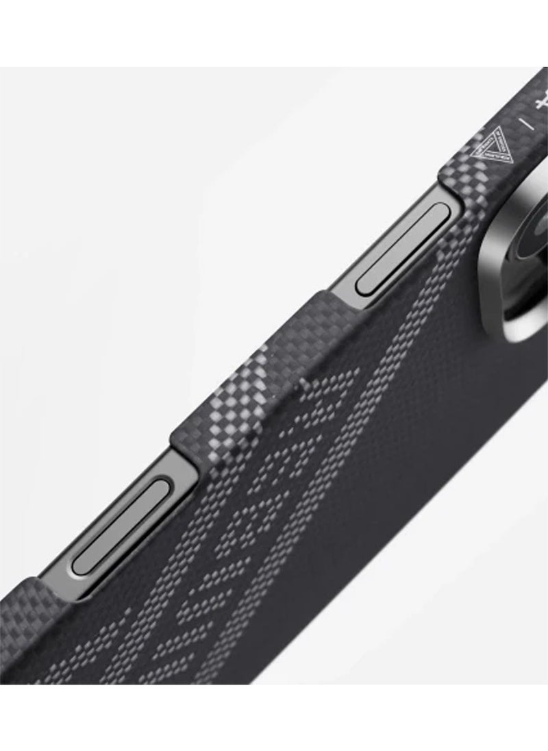 PITAKA pitaka for iPhone 16 Pro Case Compatible with MagSafe, Thin & Light Case iPhone 16 Pro with a Caseless Feel, 1500D Aramid Fiber Woven Tactile Woven Case Re-Tors - Rebuilding