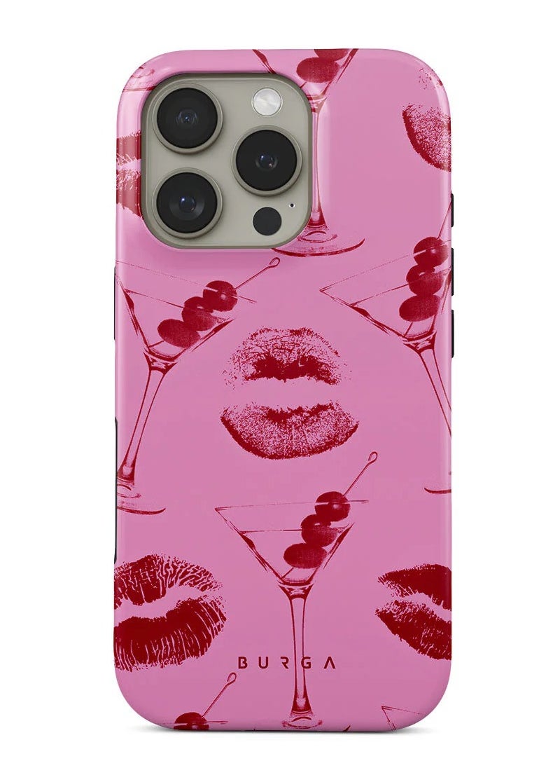 Luxury Styled Girly Fashion iPhone 16  Pro Max Case Compatible with Double Layer Silicone Protective Case Call Me