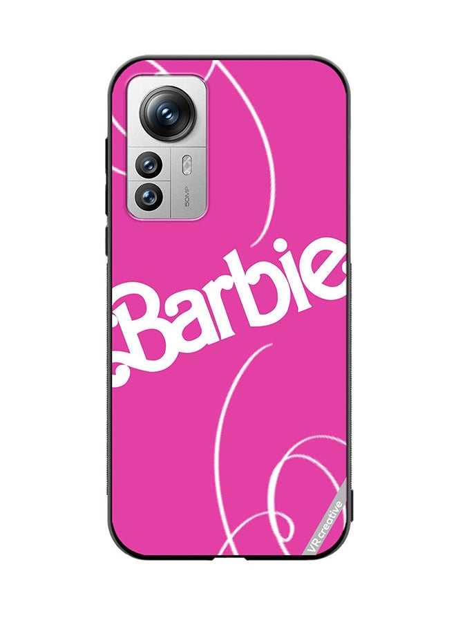 Protective Case Cover For Xiaomi 12X Barbie Lines Design Multicolour