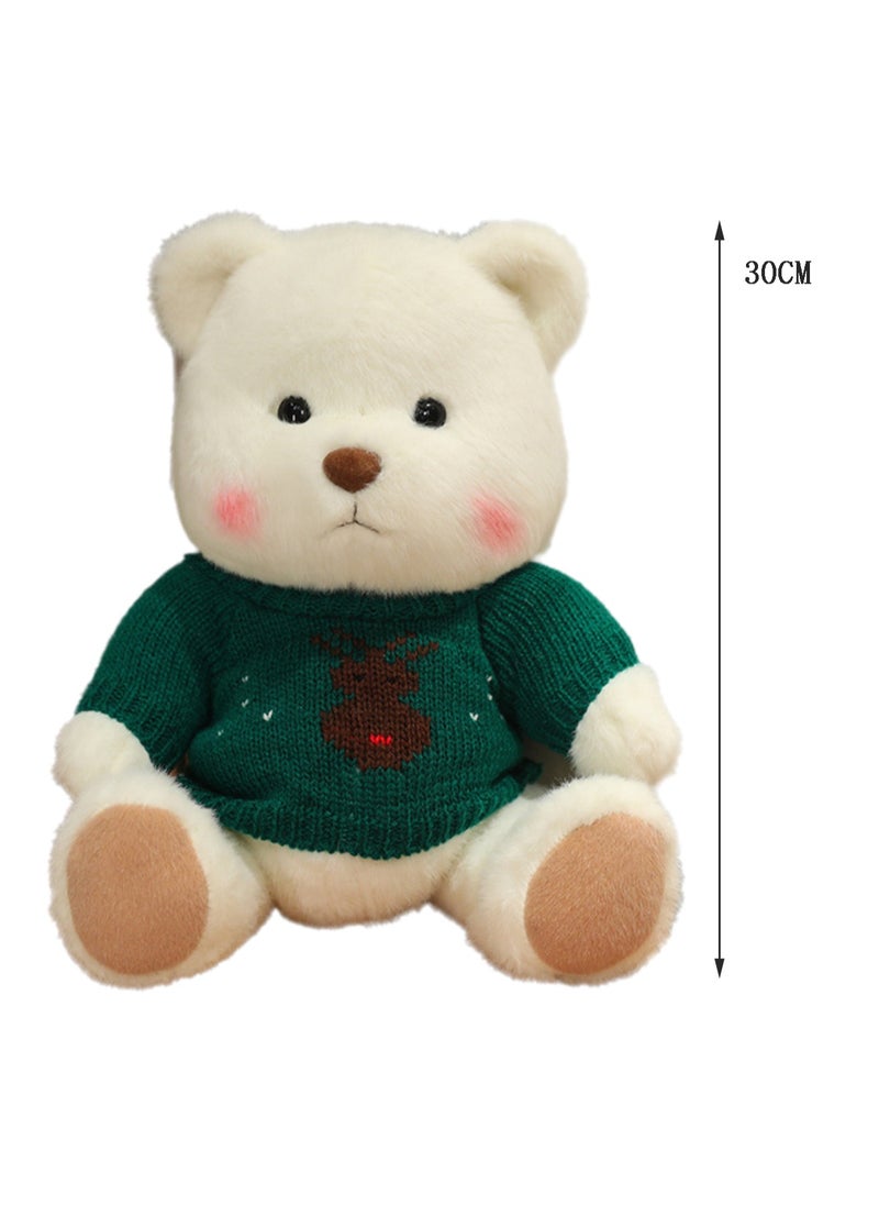 30 CM Cute Cartoon Bear Plush Toy Soft Stuffed Movable joints Doll For Girls And Boys All Ages Gift（Style 20）