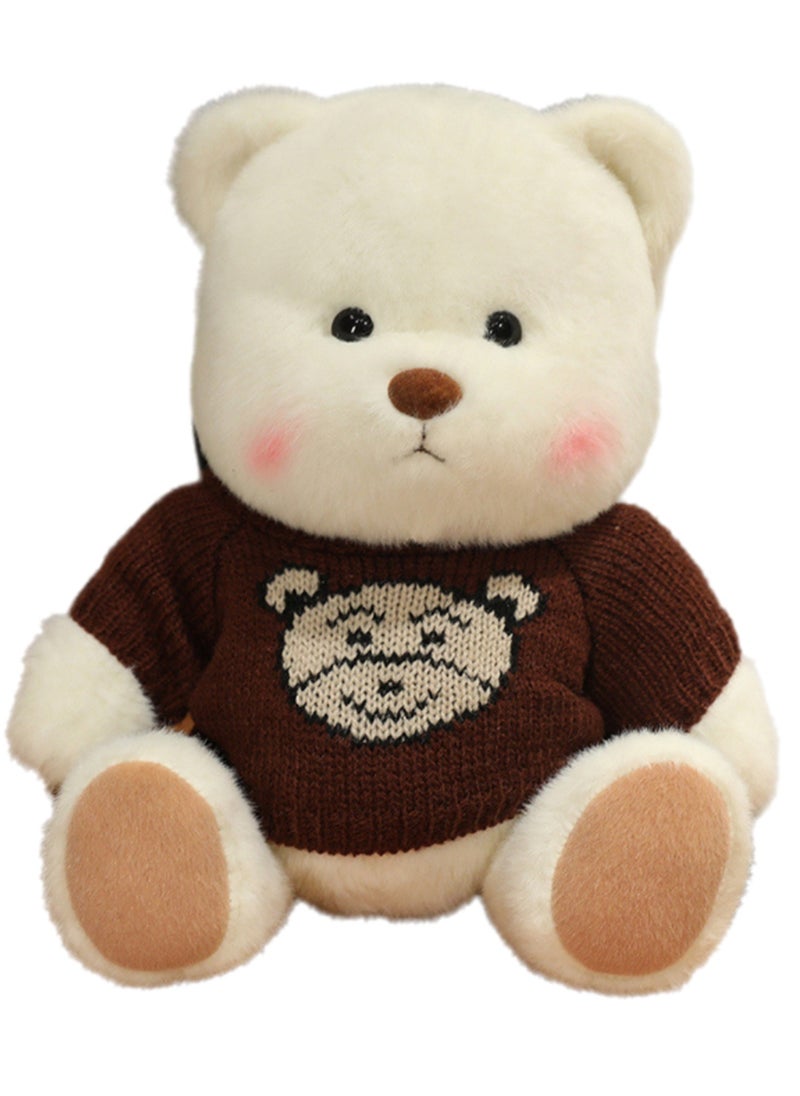 30 CM Cute Cartoon Bear Plush Toy Soft Stuffed Movable joints Doll For Girls And Boys All Ages Gift（Style 28）