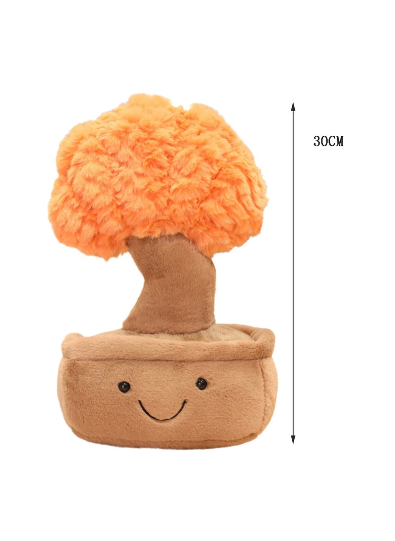 30 CM Cute Cartoon Tree Shape Plush Toy Soft Stuffed Doll For Girls And Boys All Ages Gift