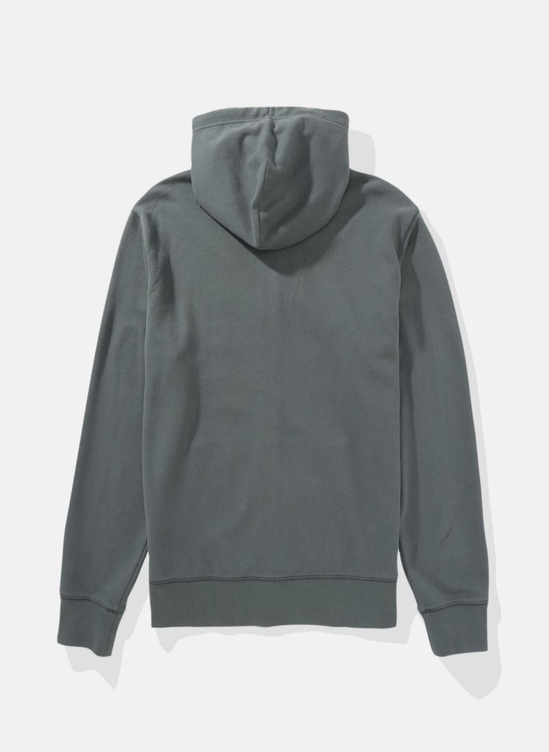 AE Logo Graphic Zip-Up Hoodie