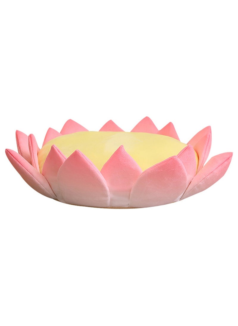 40*12cm Pink Lotus Cushion Plush Doll, Lazy Sofa Creative Plush Toy Doll, Suitable For Boys And Girls Gifts