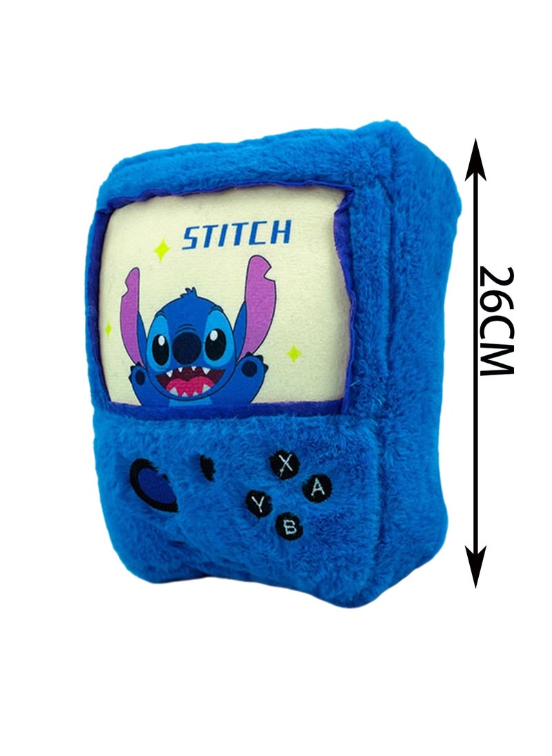 26cm Blue Cartoon Game Console Plush Doll, Cartoon Children'S Plush Toy Doll, Suitable For Boys And Girls Gifts