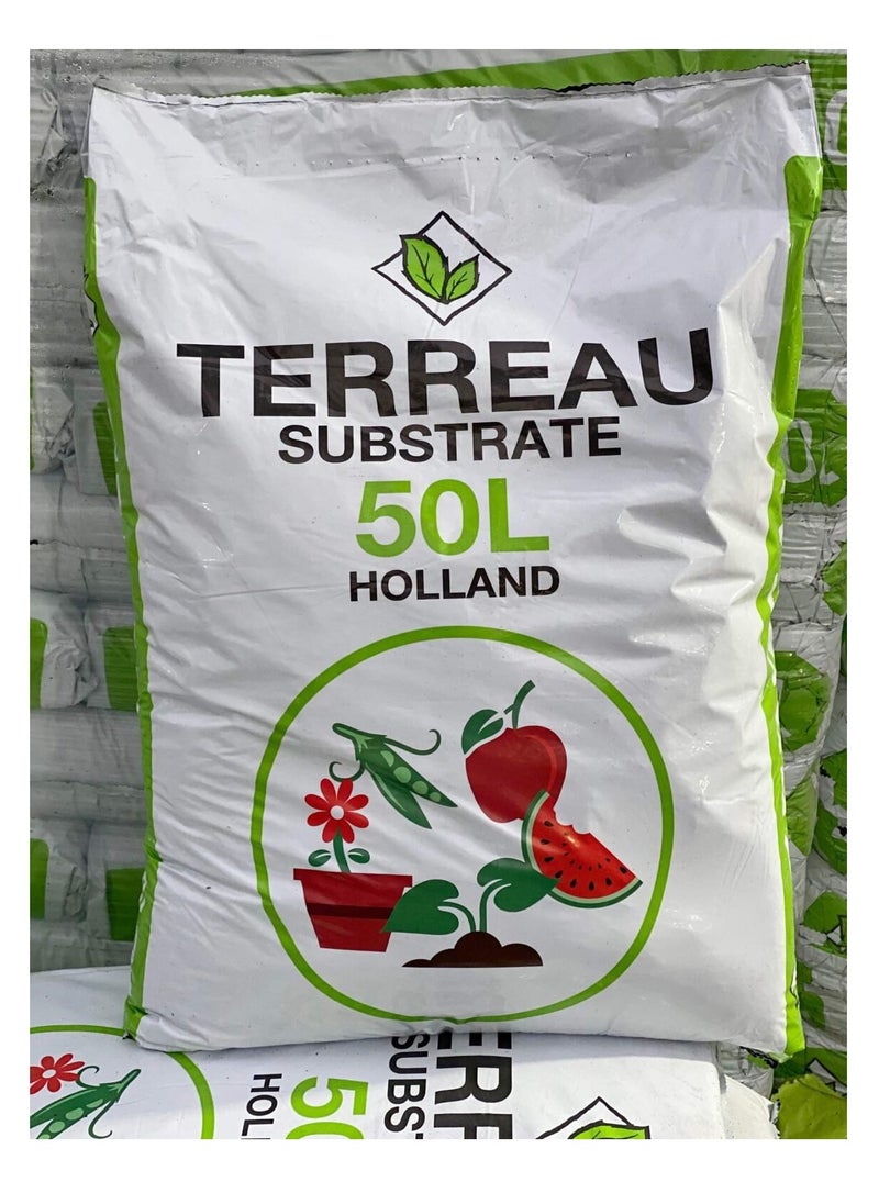 Terreau Substrate Holland Potting Soil Premium Quality 50Ltr