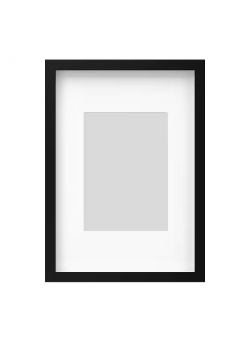 Picture Frame Black Plastic & Fibreboard 21x30 cm