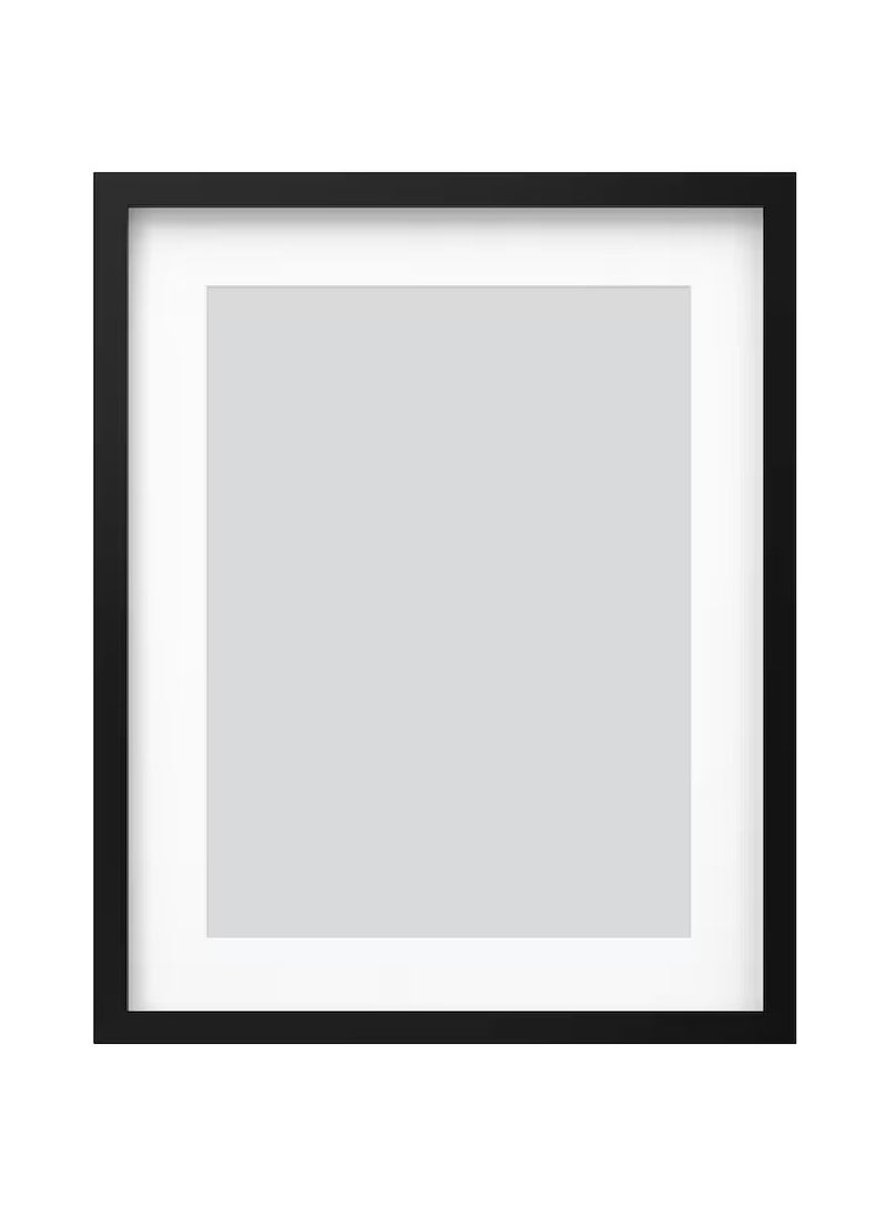 Picture Frame Black Plastic & Fibreboard 40x50 cm