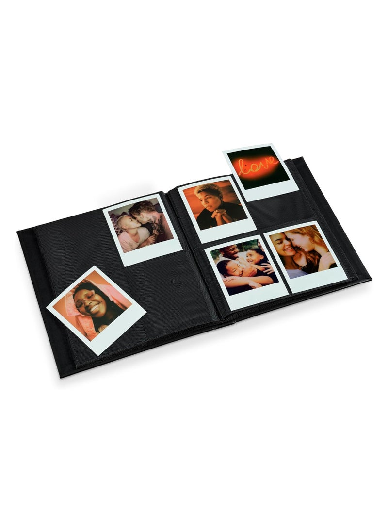 Poloaroid Large Photo Album - Black (160 Photos Itype + 600 + SX70 Photos)