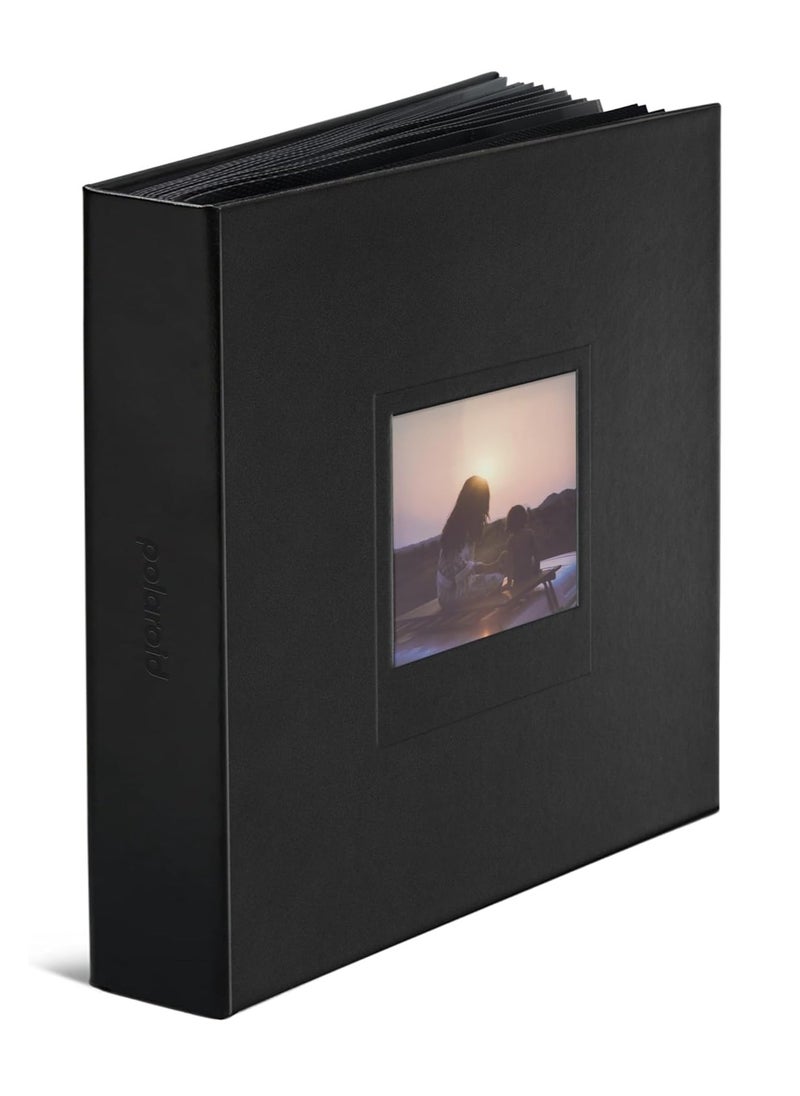 Poloaroid Large Photo Album - Black (160 Photos Itype + 600 + SX70 Photos)