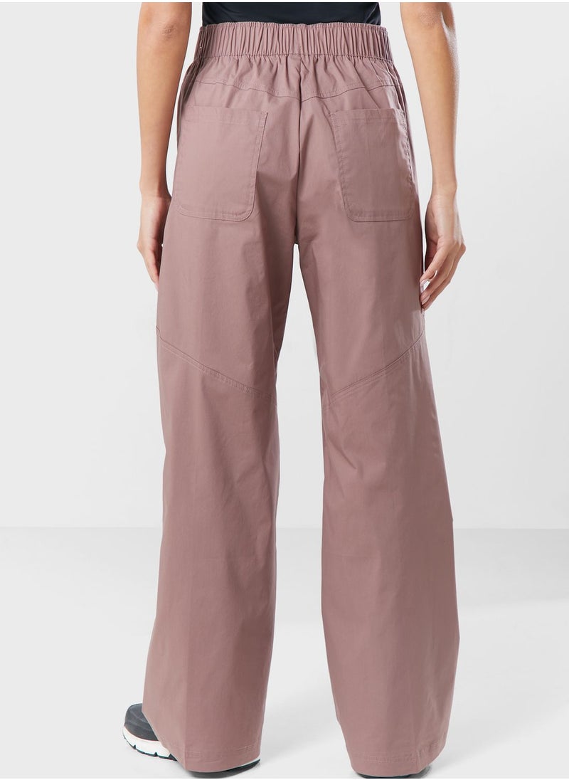 Nsw Essential Woven High Rise Open Hem Pants