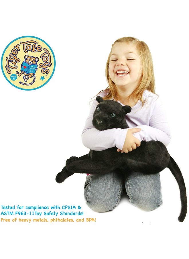 Sid The Panther - 17 Inch (Tail Measurement Not Included) Stuffed Animal Plush Cat - By Tigerhart Toys