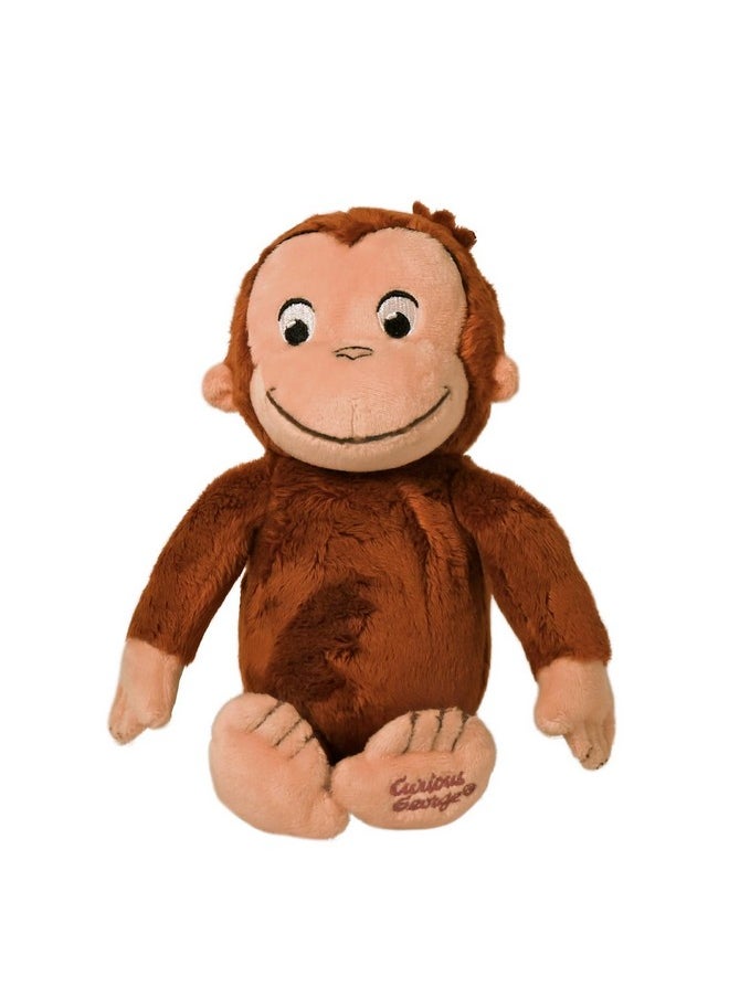 Curious George Monkey Stuffed Animal Plush Toys Soft Cutest Cuddle Plushie Gifts For Baby And Toddler Boys And Girls - 8 Inches