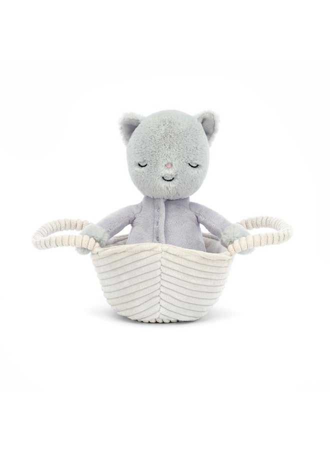 Rock-A-Bye Kitten Stuffed Animal, 8 Inches | Cats & Kittens Plush Toy | Classic Children'S Gift