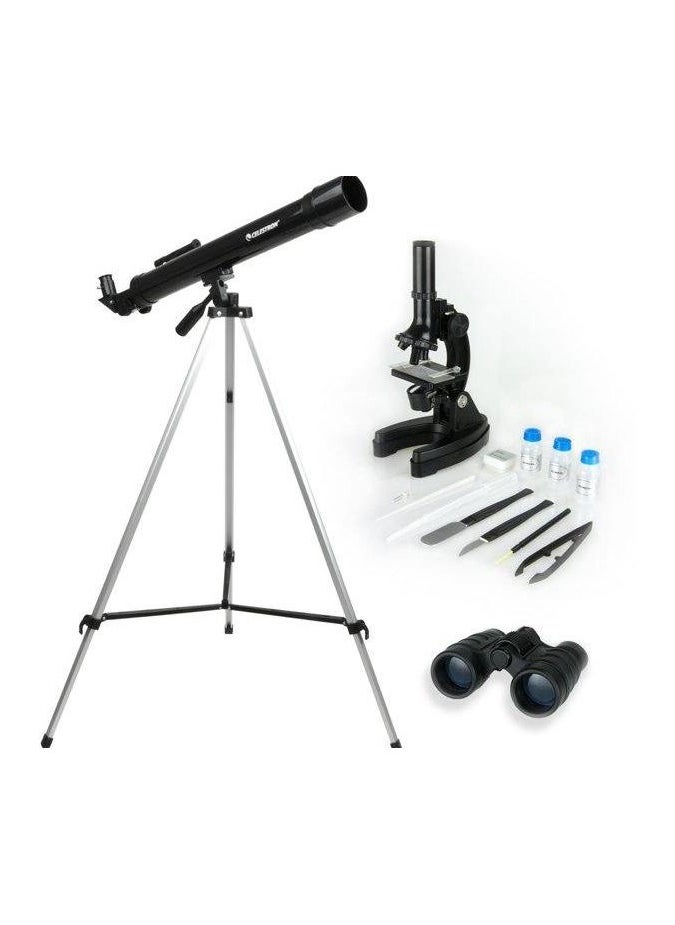 Celestron Telescope Microscope Binocular Science Kit