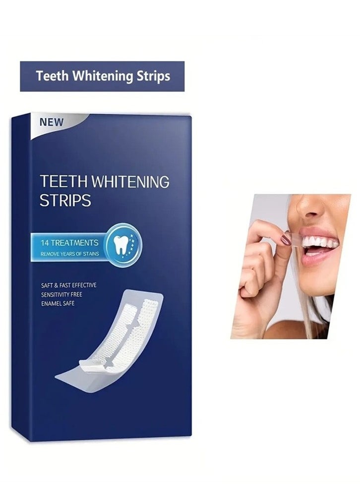 28 pairs of teeth whitening strips to remove tooth stains