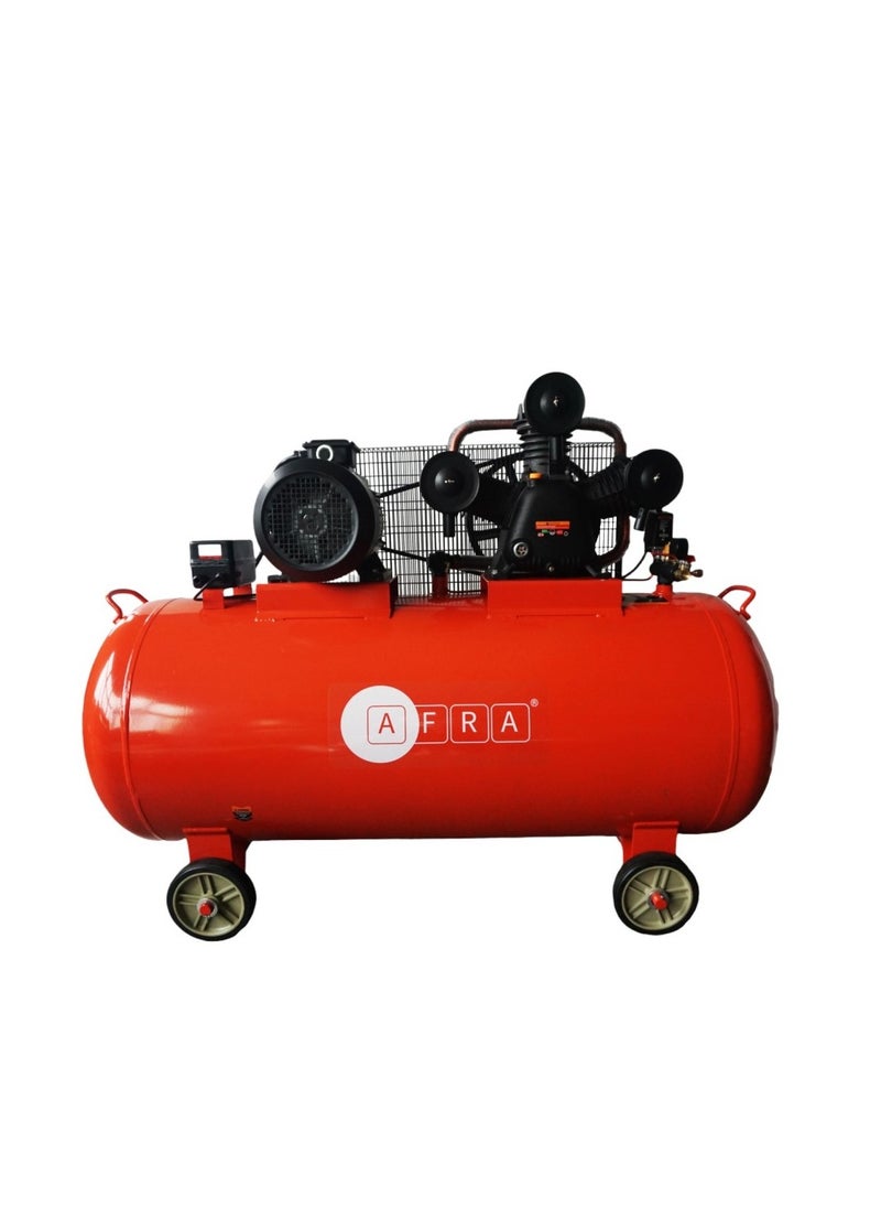 AFRA Heavy-Duty Air Compressor 10HP/7.5kW, Variable Speed, 900L/min Delivery Rate, 8 bar/116psi Max Pressure, 500L Tank, Industrial Grade, Model AFT-0500ACRD, 1-Year Warranty