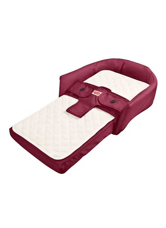 Multifunctional Portable Foldable Baby Sleep Bed - Maroon