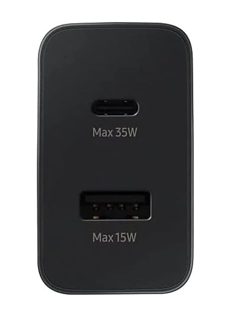 35W Wall Charger Duo, Black