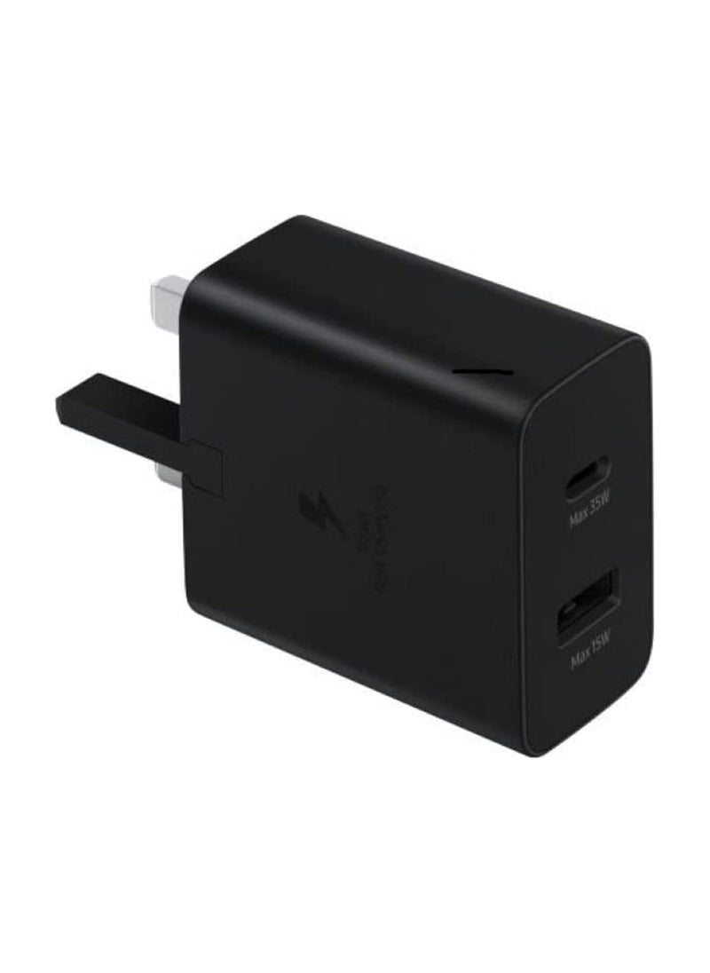 35W Wall Charger Duo, Black