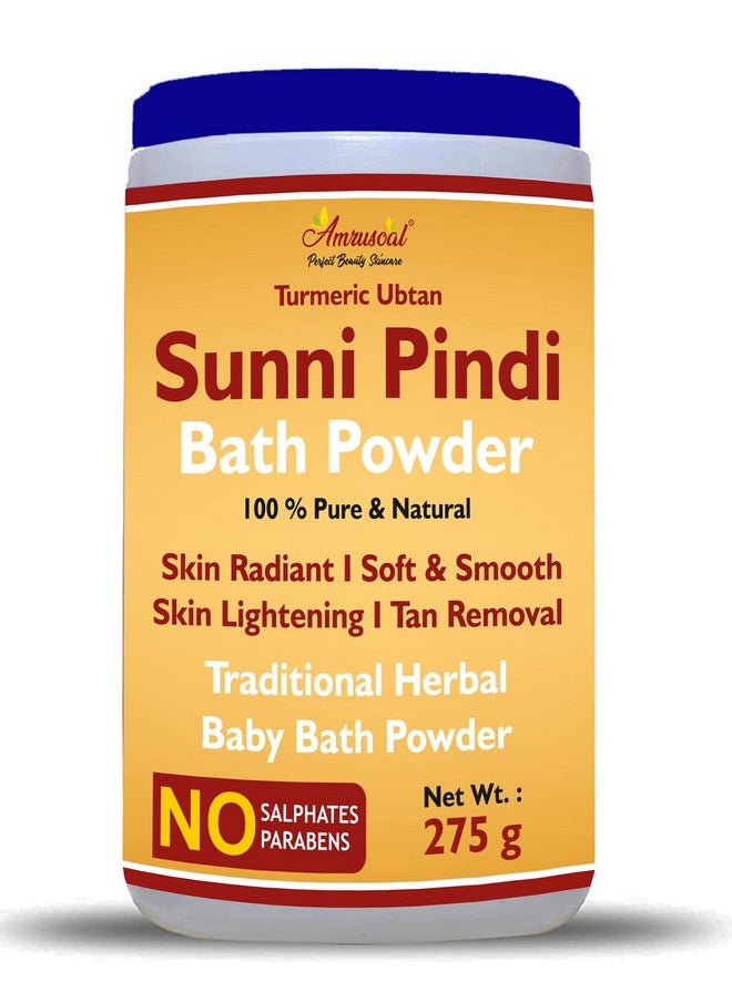 Premium Ubtan Sunni Pindi Bath Powder - 275G | Herbal Turmeric Bath Powder | Traditional Baby Bath Powder