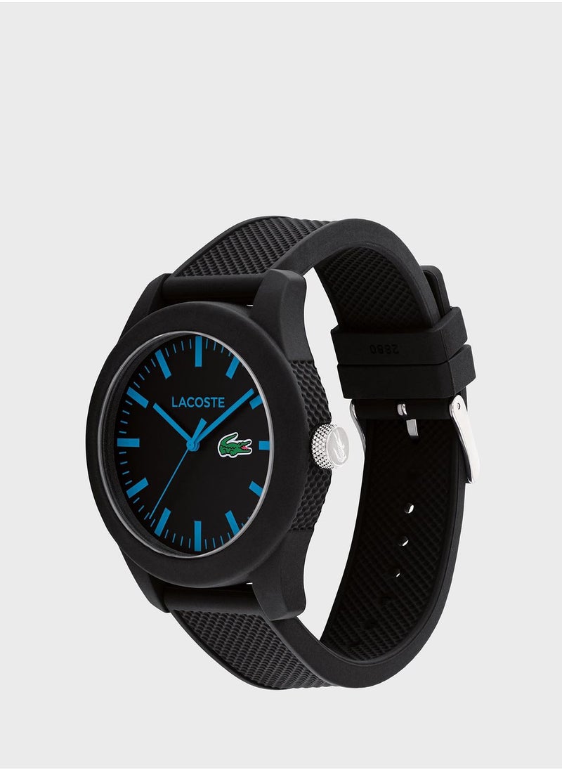 Silicone Strap Analog Watch