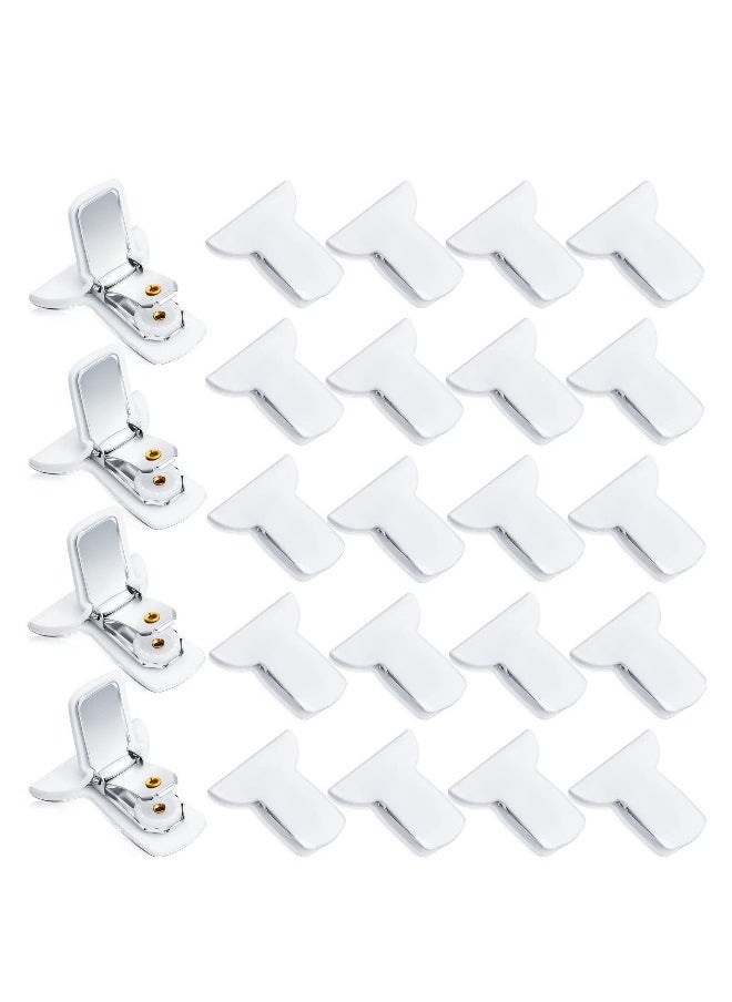 24pcs Padded Comforter Clips Duvet Clips White Padded Clips Blanket Fasteners to Secure Bedding for Preventing Comforters From Shifting Inside Duvet Cover, Sweet Sleeping