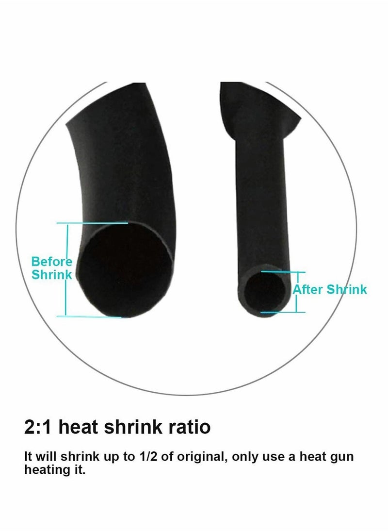 Heat Shrink Tubing Insulation Tubes, Set Thermal casing Electrical Wire Cable Wrap Shrink Wrap, Heat Shrink Tubing Kit, Flame Retardant Heat Shrink Wire Wrap Tubing Connection